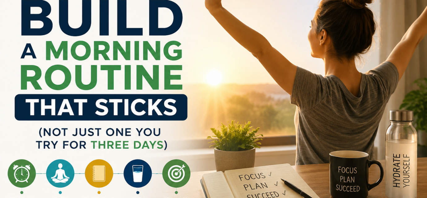 How to Build a Morning Routine That Sticks (Not Just One You Try for Three Days)