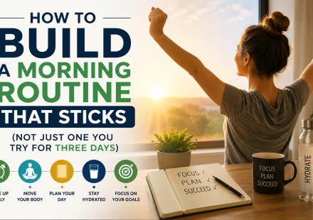 How to Build a Morning Routine That Sticks (Not Just One You Try for Three Days)