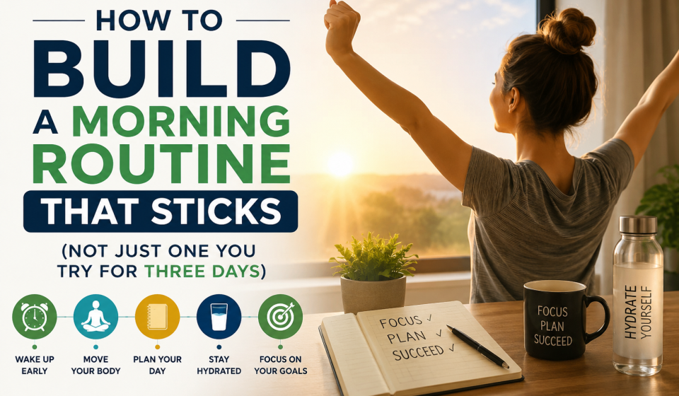 How to Build a Morning Routine That Sticks (Not Just One You Try for Three Days)