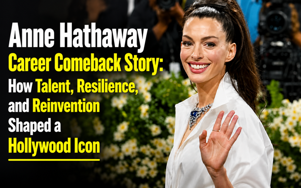 Anne Hathaway Career Comeback Story: How Talent, Resilience, and Reinvention Shaped a Hollywood Icon